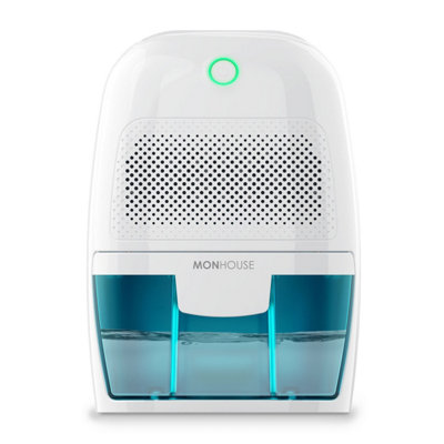 B&Q -  Dehumidifier 600Ml PortableCompact And Quiet Moisture AbsorberMini Electric Mould Remover For HomeWhite/blue