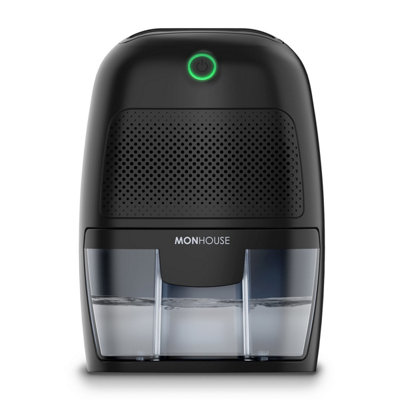 B&Q -  Dehumidifier 600Ml PortableCompact And Quiet Moisture AbsorberMini Electric Mould Remover For HomeBlack