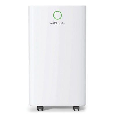 Monhouse 25L/day Digital DehumidifierLarge 4L Tank Sleep Mode 24Hr Timer For HomeElectric Mould Damp Condensation Remover from B&Q