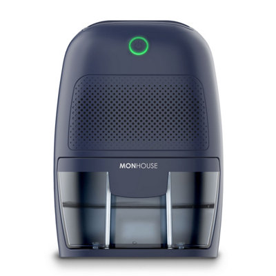 Monhouse Dehumidifier 600Ml PortableCompact And Quiet Moisture AbsorberMini Electric Mould Remover For HomeNavy from B&Q