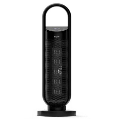 Air Pro Unisex Black Smartvoice™ 25" Tower Fan Heater - Hands-Free Voice Control In - Image 4