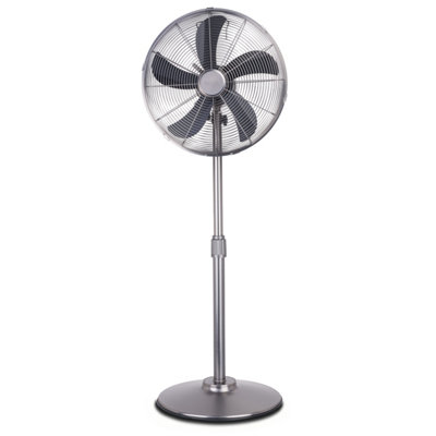 Air Pro 16'' Pedestal Fan Adjustable Height Standing Fan Wide-Angled OscillationPowerful Airflow For Instant Cooling4 Speeds from B&Q