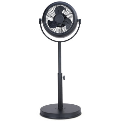 Air Pro 8'' Pedestal Fan Retro Style Fan Adjustable Height And OscillationPowerful Airflow For Instant Cooling3 Speeds from B&Q