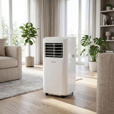 Air Pro Portable Air Conditioner 7000 Btu With HeatingQuiet 4-In-1 Air Conditioning Unit With CoolHeatDehumidifier & Fan from B&Q