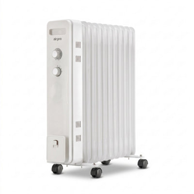 Air Pro 2000W 9 Fin Oil Filled Radiator, Portable Electric Heater For 20M² - Image 3