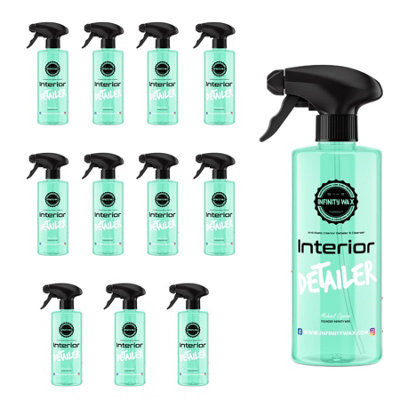  - Infinity Wax Interior Detailer Anti-Static Valeting Cleaner 500Ml X12 Bottles