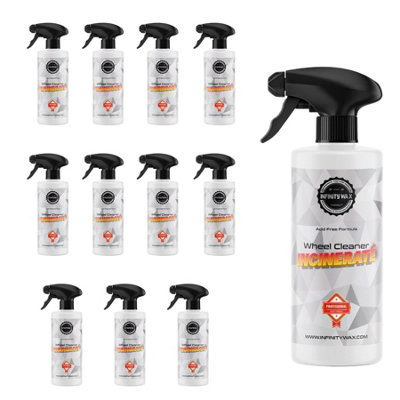  - Infinity Wax Incinerate Wheel Cleaner Add Free Formula Valeting 500Ml X12