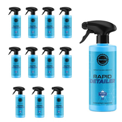  - Infinity Wax Rapid Detailer Instant Gloss & Beading Valet Blue 500Ml X12 Bottles