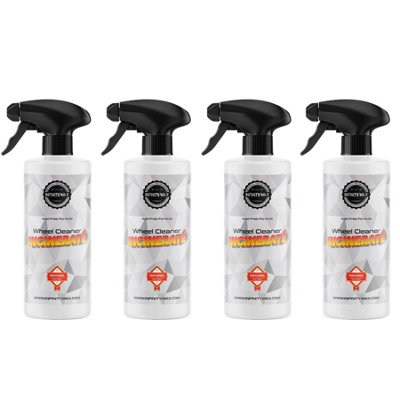  - Infinity Wax Incinerate Wheel Cleaner Add Free Formula Valeting 500Ml X4 Bottles