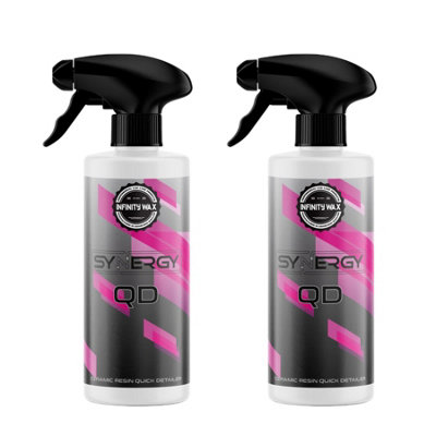  - Infinity Wax Synergy Qd Ceramic Resin Quick Detailer Valeting 500Ml X2 Bottles