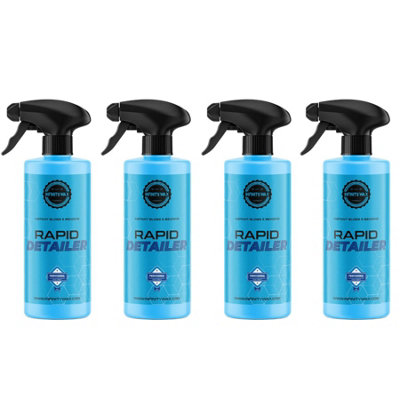  - Infinity Wax Rapid Detailer Instant Gloss & Beading Valet Blue 500Ml X4 Bottles