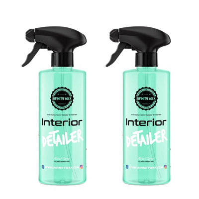  - Infinity Wax Interior Detailer Anti-Static Valeting Cleaner 500Ml X2 Bottles