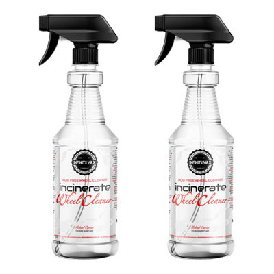  - 2X Infinity Wax Empty Pro Bottle W/ Label Incinerate Cleaner Refillable Iclincpb