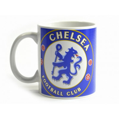  - Chelsea Fc Halftone 0.3Kg Boxed Mug Blue/white (One Size)