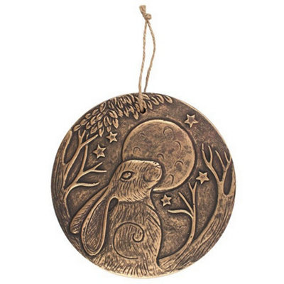 Lisa Parker Unisex Copper Something Different Hare Terracotta Plaque In - Image 3
