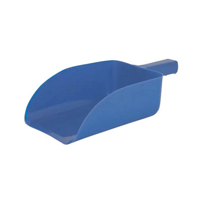 Roma Plastic Feed Scoop Blue (One Size) from B&Q