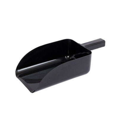 Roma Plastic Feed Scoop Black (One Size) from B&Q