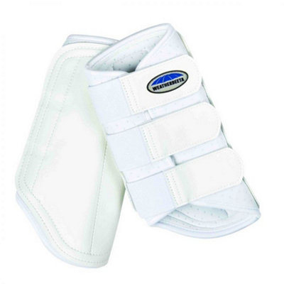 Weatherbeeta Single Lock Brushing Boots White (Pony) from B&Q