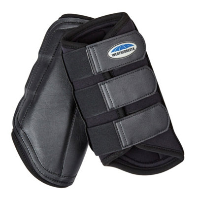 Weatherbeeta Single Lock Brushing Boots Black (Pony) from B&Q