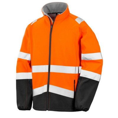 Result Safeguard Mens Printable Safety Softshell Jacket from B&Q