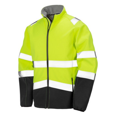 Result Safeguard Mens Printable Safety Softshell Jacket from B&Q