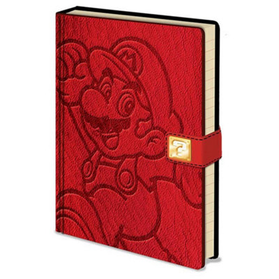 B&Q Super Mario Premium Notebook (One Size) Red