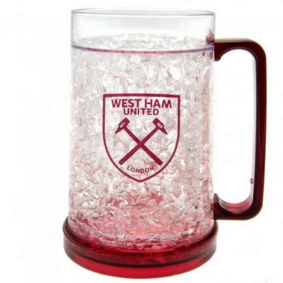 West Ham United Fc Freezer Mug Clear (One Size) from B&Q