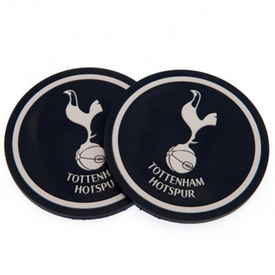 Tottenham Hotspur Fc Coaster Set (Pack Of 2) Blue (One Size) from B&Q