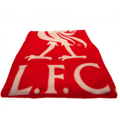  - Liverpool Fc Fleece Blanket Red (One Size)