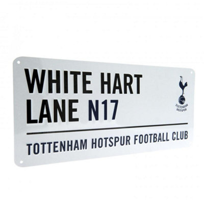  - Tottenham Hotspur Fc Official Street Sign White (One Size)