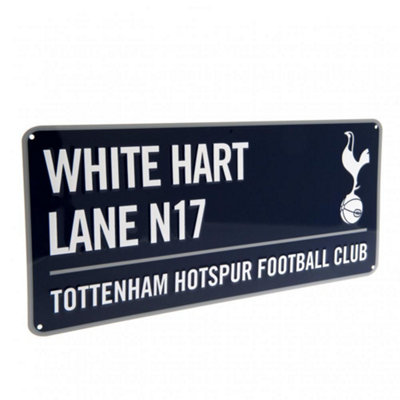 Tottenham Hotspur Fc Official Street Sign Navy (One Size) from B&Q