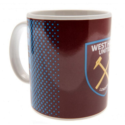 West Ham United Fc Fade Mug Claret (One Size) from B&Q