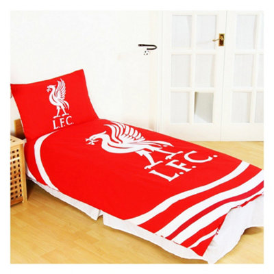 B&Q Red Liverpool Fc Pulse Single Duvet Set (One ) 200Cm