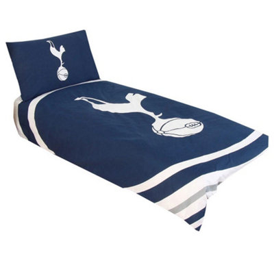  - Tottenham Hotspur Fc Pulse Single Duvet Set Navy (Single)