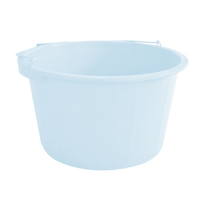 Lincoln Feed Bucket Light Blue (15 Litre) from B&Q