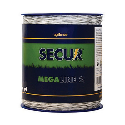 Agrifence Megaline 2 Superior Polywire (H4744) May Vary (200M) from B&Q