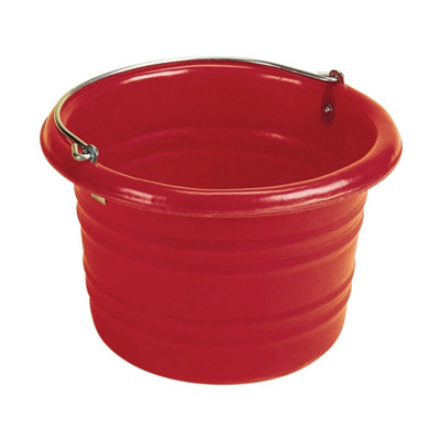 Stubbs Jumbo Feed/water Bucket Red (One Size) from B&Q