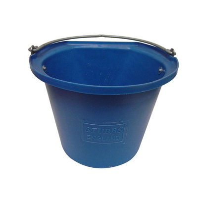 Stubbs Stable Bucket Blue (Medium) from B&Q