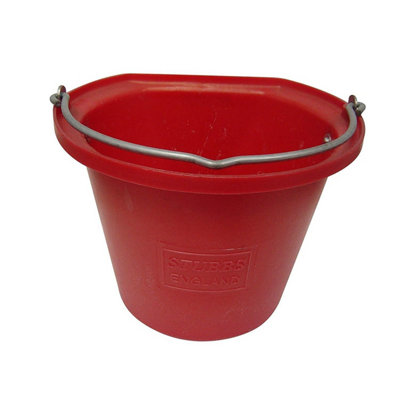 Stubbs Stable Bucket Red (Large) from B&Q