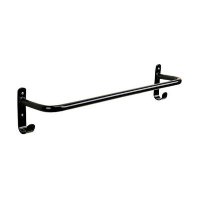 Stubbs Rug Rail Black (One Size) from B&Q
