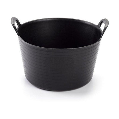Easi Trug For Horses Black (14 Litre) from B&Q