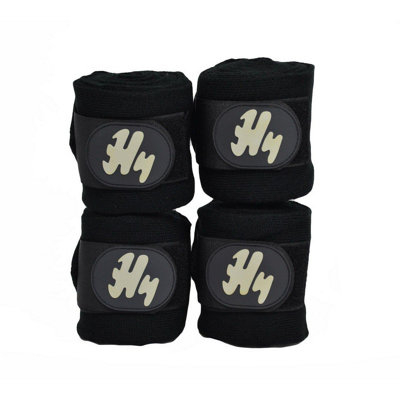 Hy Stable Bandage (Set Of 4) Black (3M X 10Cm) from B&Q