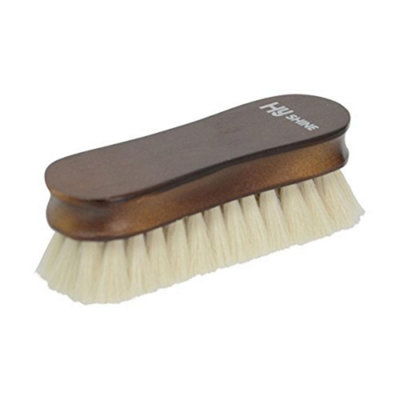 Hyshine Deluxe Wooden Face Brush White Goats Hair (One Size) from B&Q