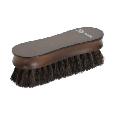 Hyshine Deluxe Wooden Face Brush Black Horse Hair (One Size) from B&Q