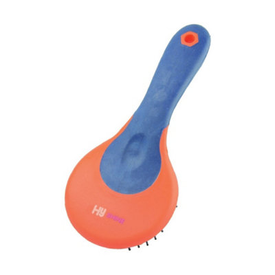 Hyshine Pro Groom Mane & Tail Brush Navy/orange (One Size) from B&Q