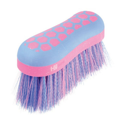 Hyshine Glitter Dandy Flick Brush Blue/pink (One Size) from B&Q
