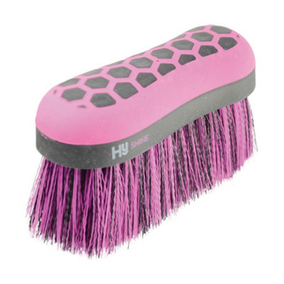 Hyshine Glitter Dandy Flick Brush Black/pink (One Size) from B&Q