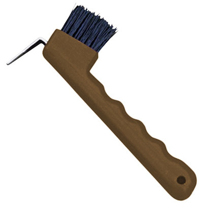 Lincoln Hoof Pick With Brush Brown (One Size) from B&Q
