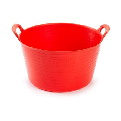 Easi Trug For Horses Red (14 Litre) from B&Q