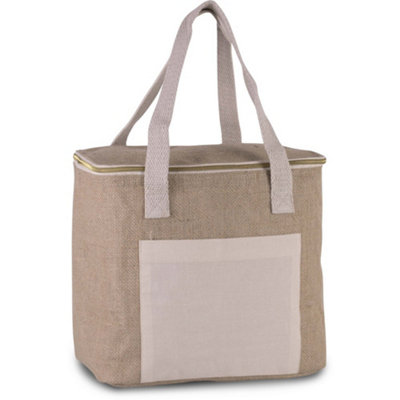 Kimood Large Jute Cool Bag - Natural / 1.0Cm - Image 3